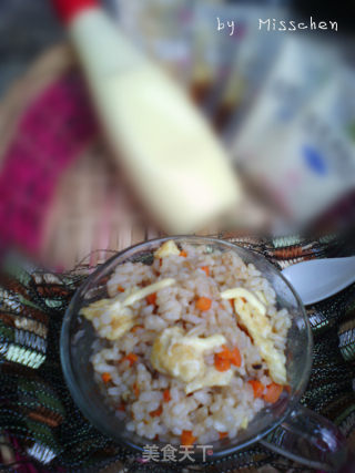 沙拉酱炒饭的做法