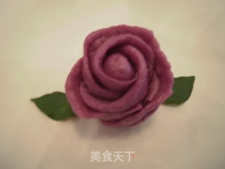 紫薯玫瑰的做法