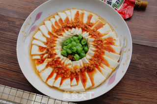 茄味肉末蒸豆腐的做法