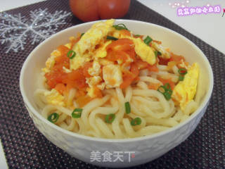 西红柿鸡蛋面的做法