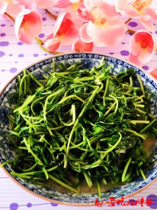 清炒豌豆苗的做法