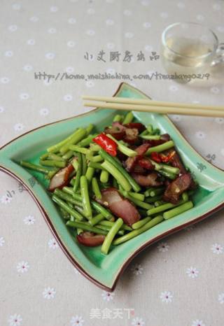 蒜薹炒腊肉的做法
