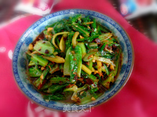 豆鼓油麦菜的做法