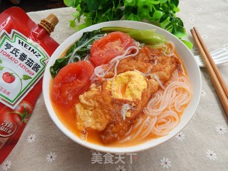 酸酸甜甜好味道：茄汁米粉的做法