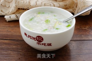 葱香瘦肉粥的做法