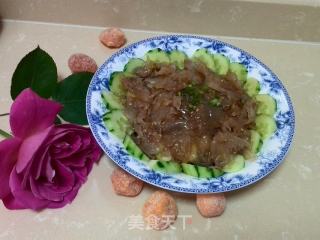 醋浇海蜇的做法