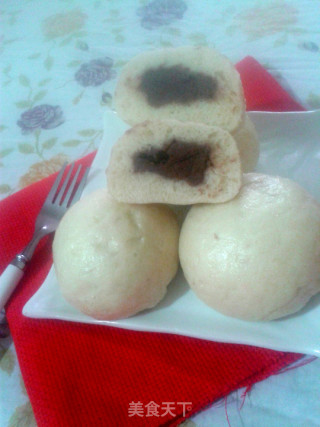 红豆沙包的做法