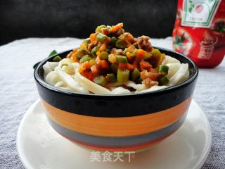 茄汁肉酱面的做法