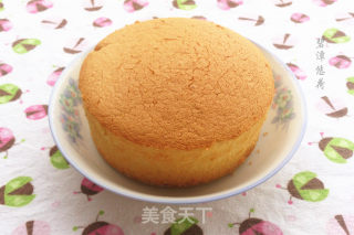 六寸原味戚风的做法