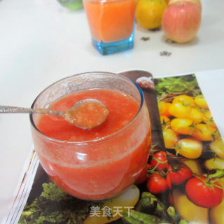 西红柿香蕉汁的做法