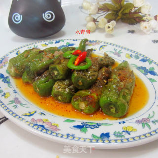 煎酿辣椒的做法