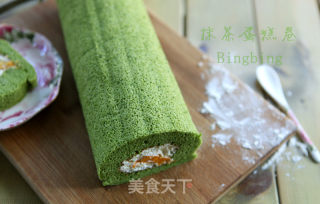 抹茶卷的做法