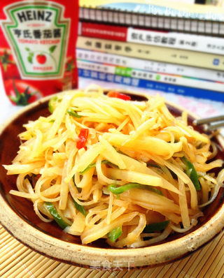 番茄酱土豆丝的做法