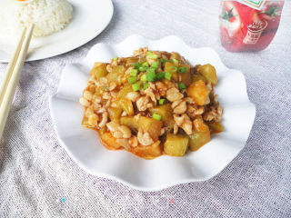 肉末茄丁的做法