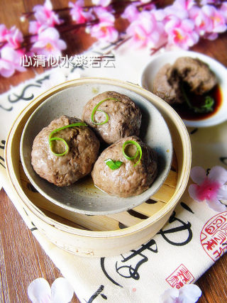 喼汁牛肉球的做法