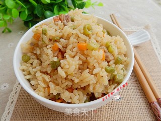 胡萝卜豆角焖饭的做法