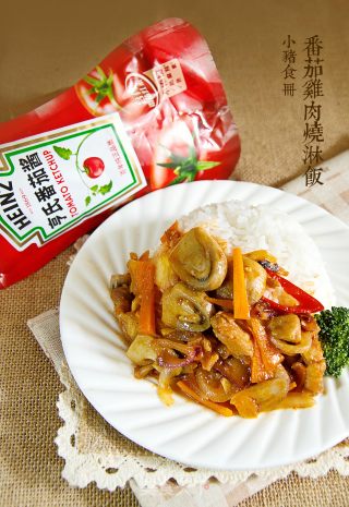 【番茄鸡肉烧淋饭】的做法