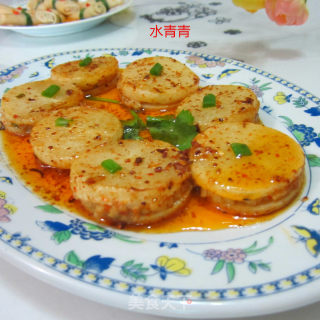 煎白萝卜酿肉的做法