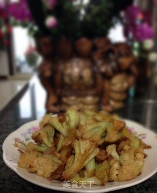干锅有机花菜的做法
