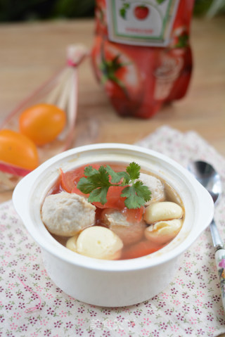 西红柿肉丸汤的做法