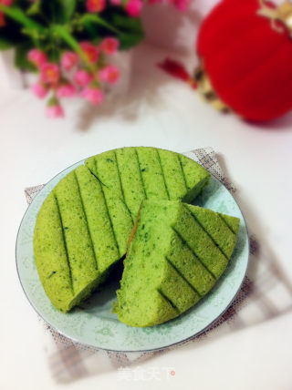 纯天然菠菜蛋糕的做法