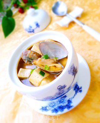 韩式花蛤豆腐汤的做法