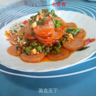 蒜米肉花肠的做法