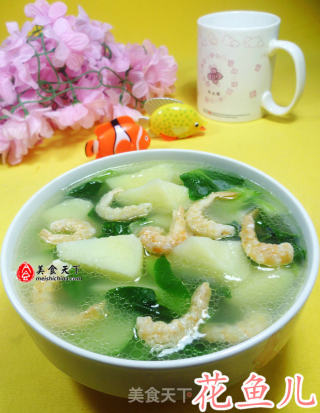 开洋青菜土豆汤的做法