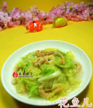 开洋炒圆白菜的做法