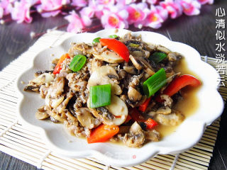 肉末口蘑的做法