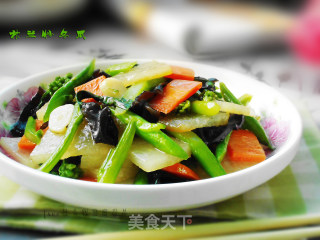 芥蓝炒冬瓜的做法