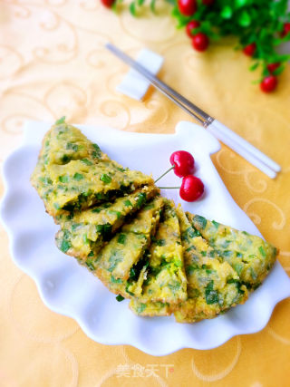 韭菜鸡蛋饼的做法