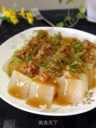 清蒸肉末冬瓜的做法