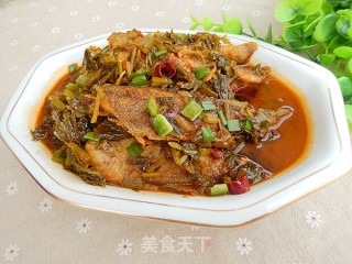 雪菜烧小黄鱼的做法
