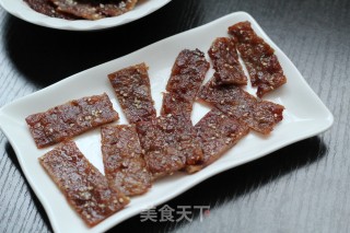 蜜汁猪肉干的做法