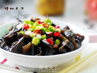 醋椒木耳的做法