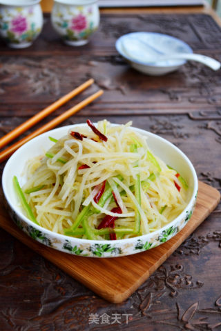 炝拌土豆丝的做法