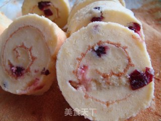 蔓越莓蛋糕卷的做法