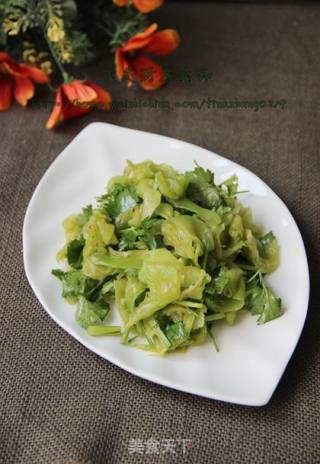 莴笋鲜榨菜的做法