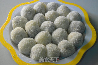绿豆糯米糍的做法