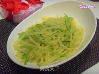青椒土豆丝的做法