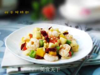 鲜芒辣味虾的做法
