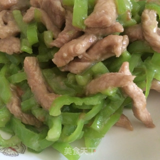 青椒炒肉的做法