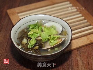 车白咸菜汤：夏天的开胃汤的做法