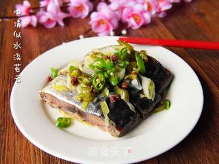 尖椒蒸鲅鱼干的做法