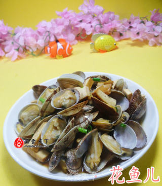 香干炒花蛤的做法