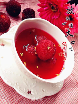 冰镇桂花杨梅汁的做法