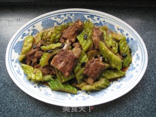 凉瓜豆豉烧排骨的做法