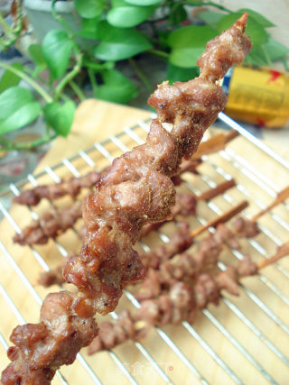 烤鸭肉串的做法