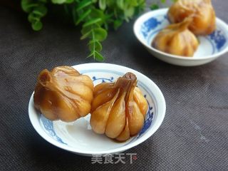 夏天配粥小菜————腌蒜头